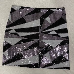 Aldo sequin mini skirt